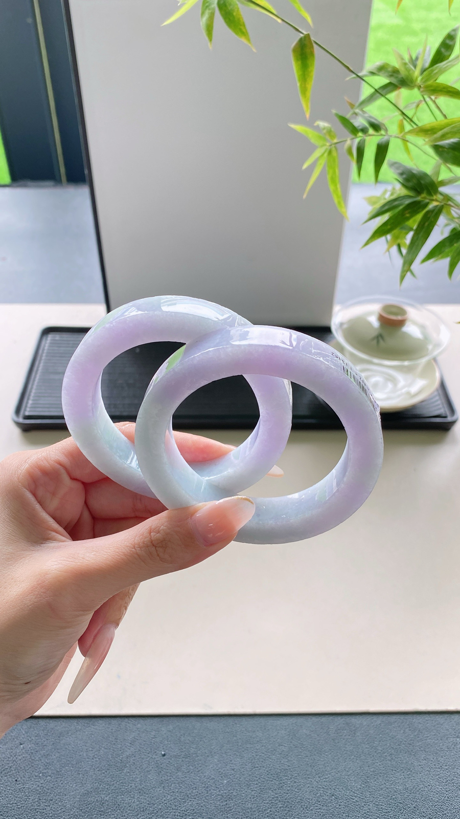 【淡春彩手镯胚】