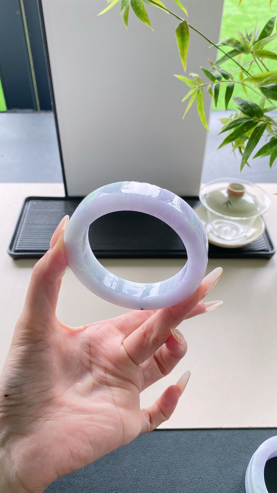 【淡春彩手镯胚】