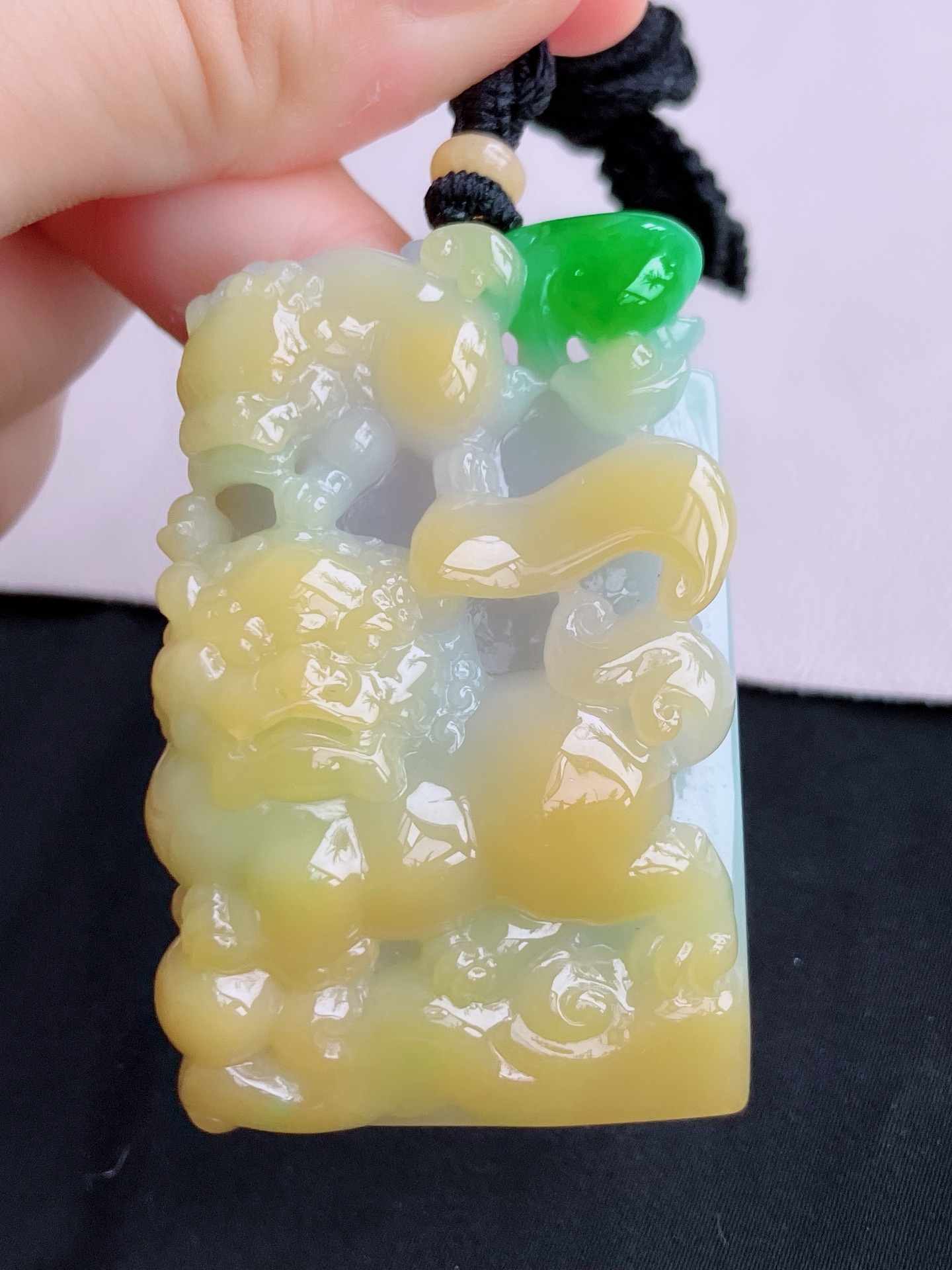 ️，三彩事事如意，特色大气，尺寸55.8/34.6/13.8，自然光实拍