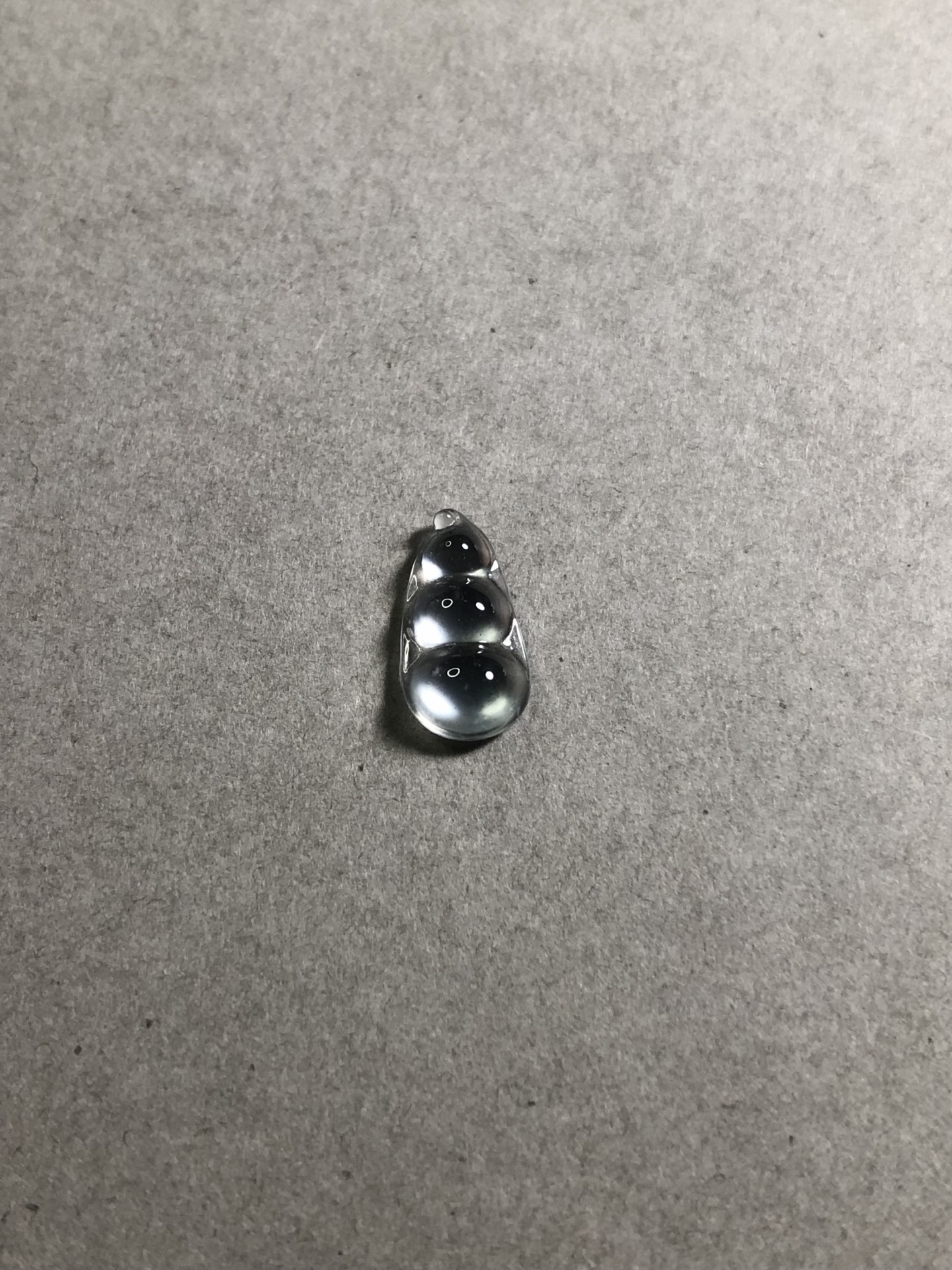 ️ 玻璃种福豆，刚性十足，晶莹剔透，玻璃质，光感佳，11/5.7/2.6，编号436400