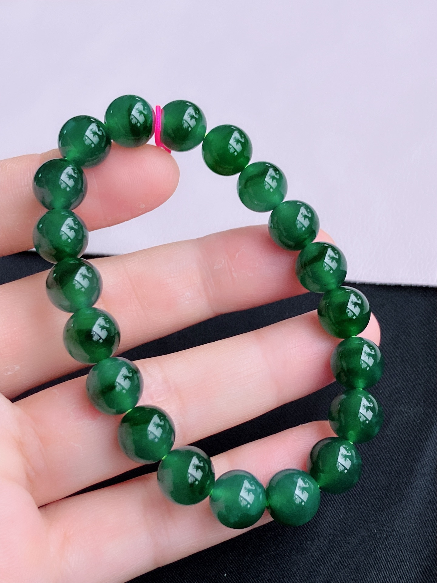 ️，冰蓝水手串，晶莹剔透，尺寸10，自然光实拍