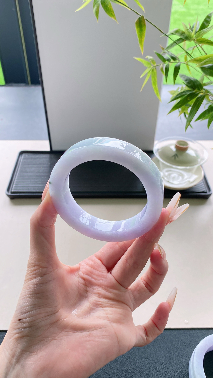 【淡春彩手镯胚】