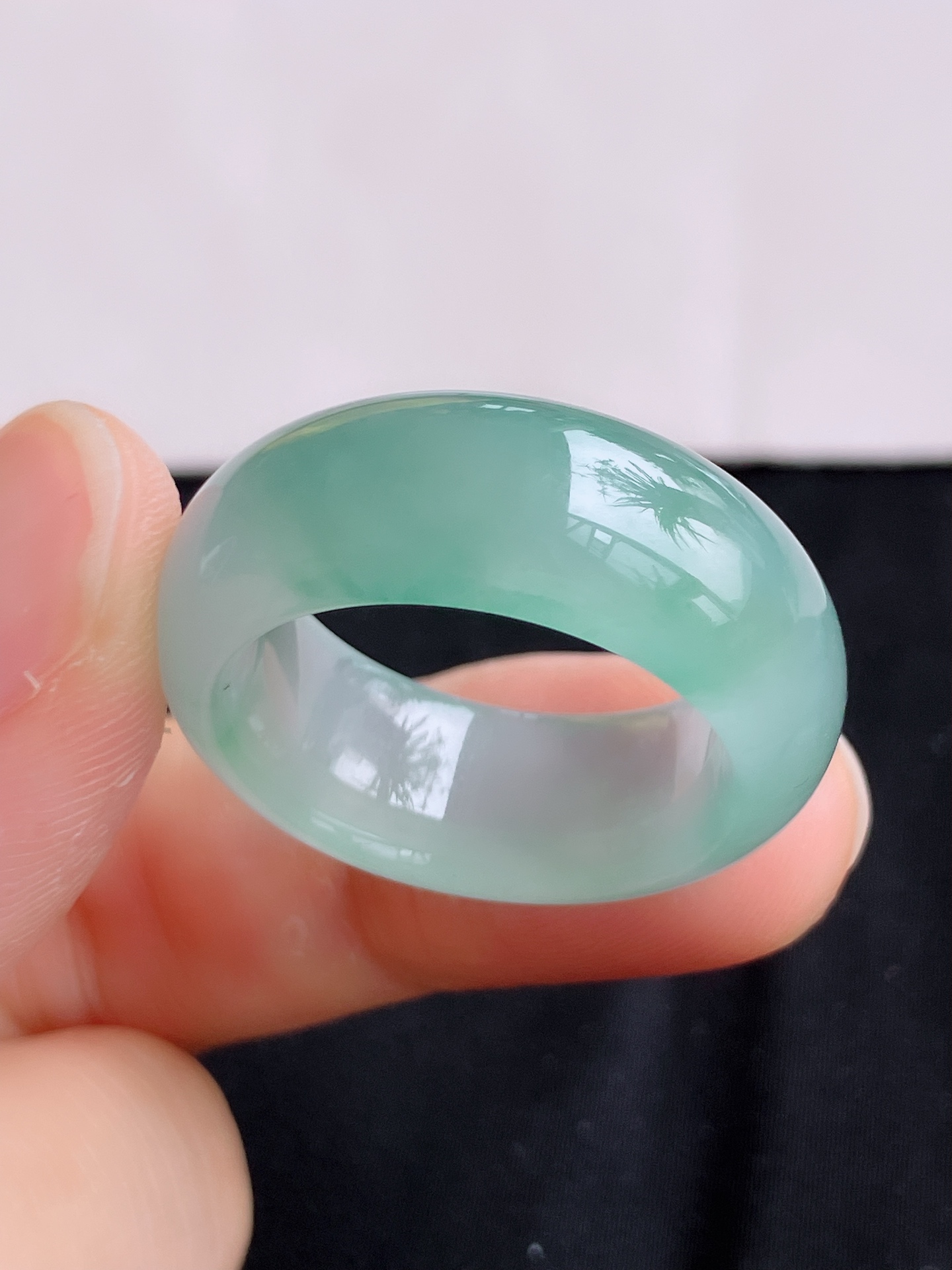 ️，底色扳指，晶莹剔透，尺寸20/9.9/4.8，自然光实拍