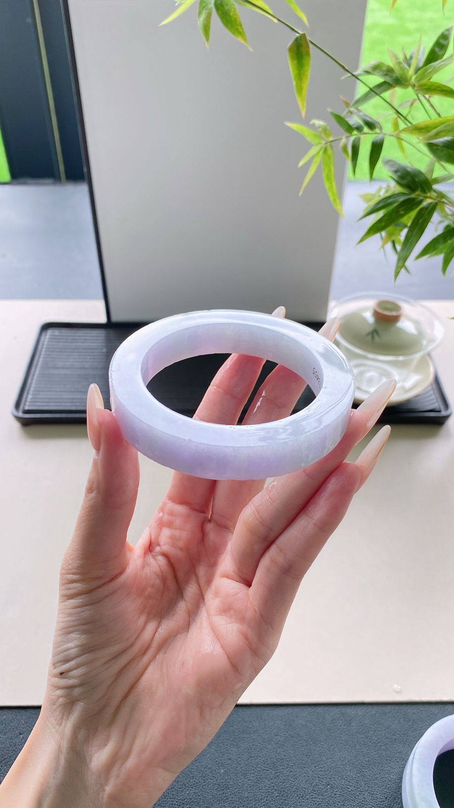 【淡春彩手镯胚】