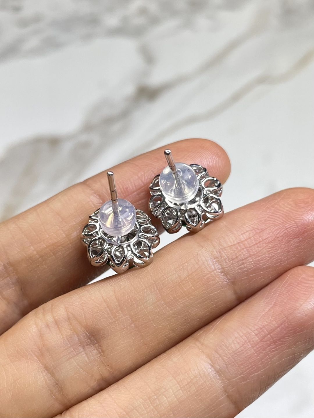 ️高冰种正阳绿蛋面耳钉裸石 7.5*6.5*4mm 13*11.5*7.5mm