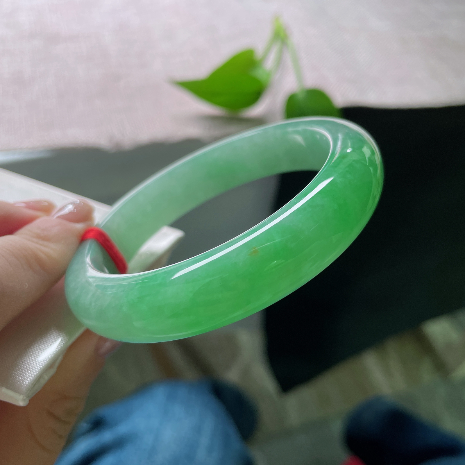 58.3/13.2/8.8，绿底正圈，凝翠一方，聚天地之碧。 满绿是大自然最慷慨的馈赠。洒金，ss51673a..