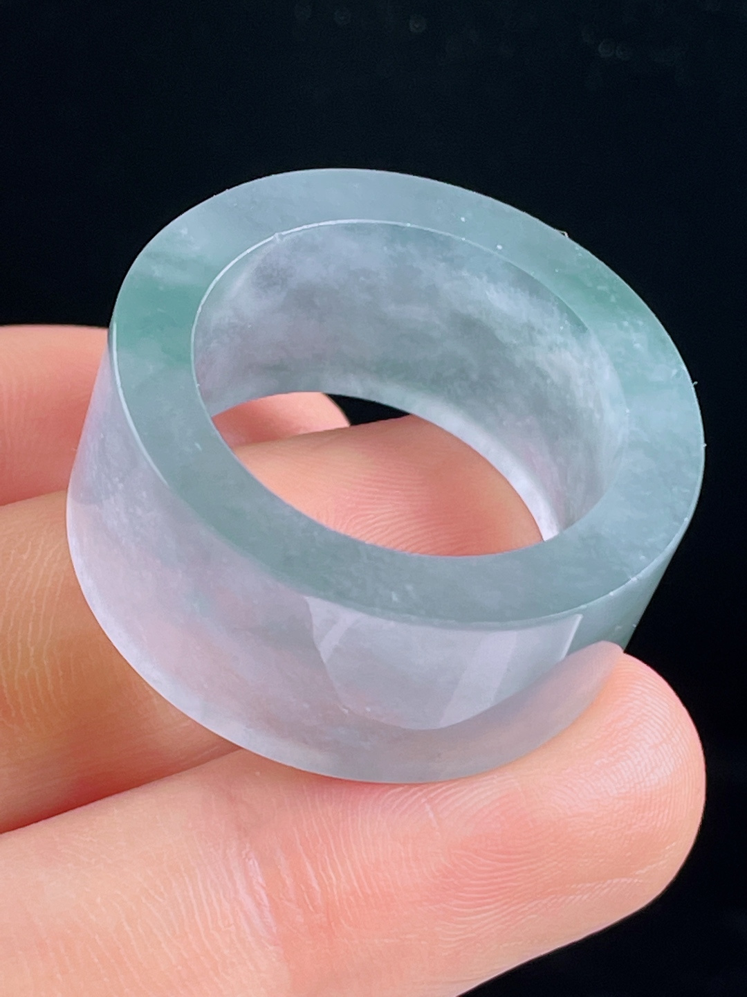 ️冰紫扳指，老种起光，细底通透，尺寸：13/4.3，圈口28mm，0429