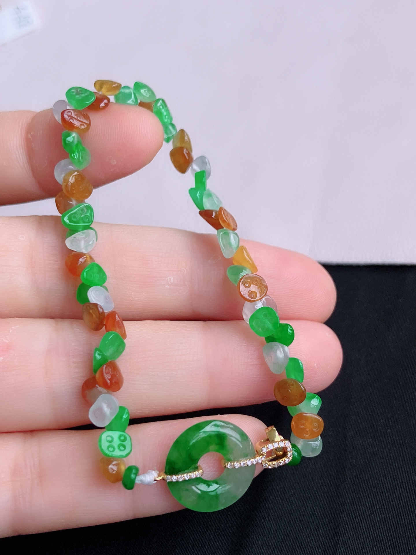 ️，多彩一品清廉手串，晶莹剔透，特色，尺寸13.8/2.8/6.8，自然光实拍