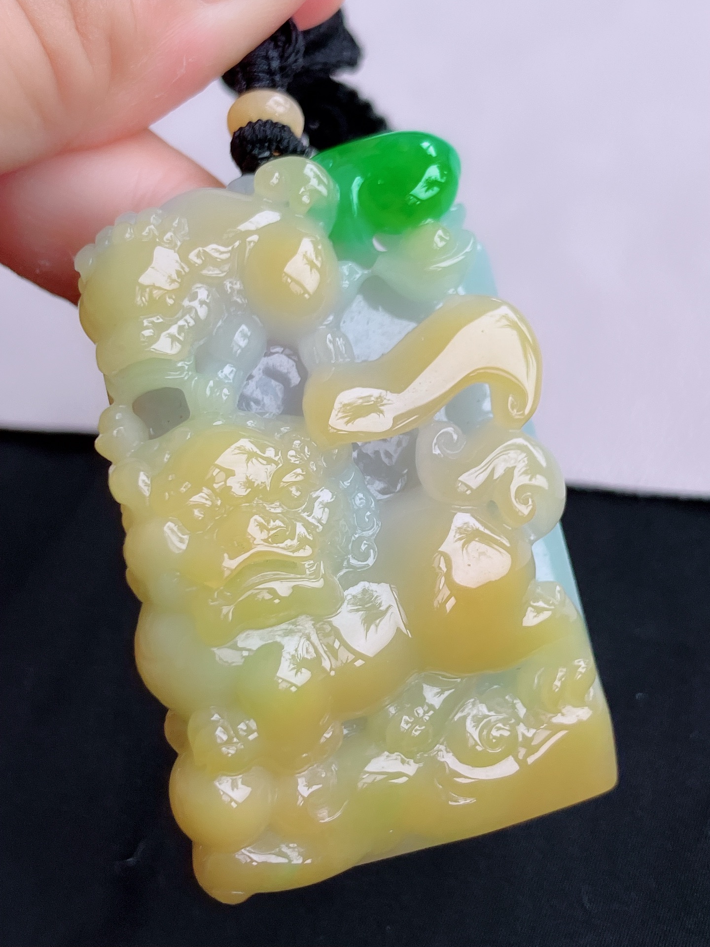 ️，三彩事事如意，特色大气，尺寸55.8/34.6/13.8，自然光实拍