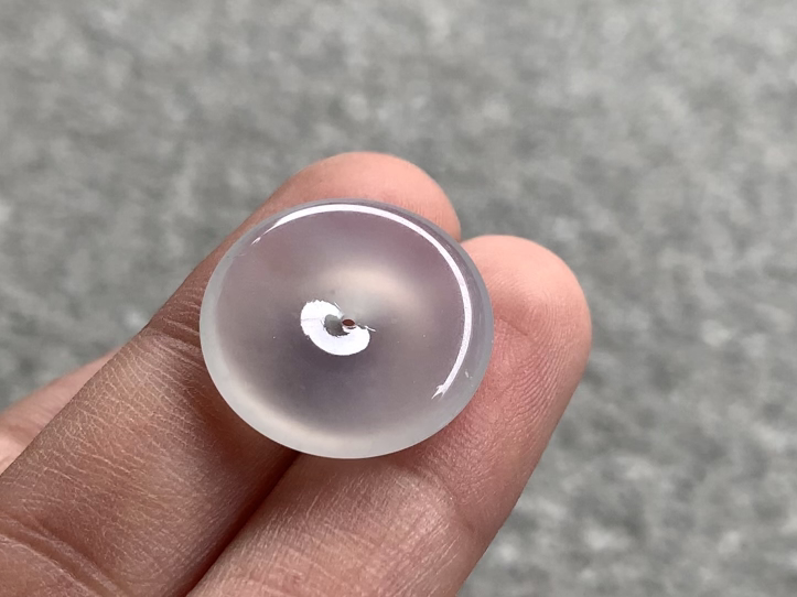 ️ 冰平安扣，尺寸17.6×3.6