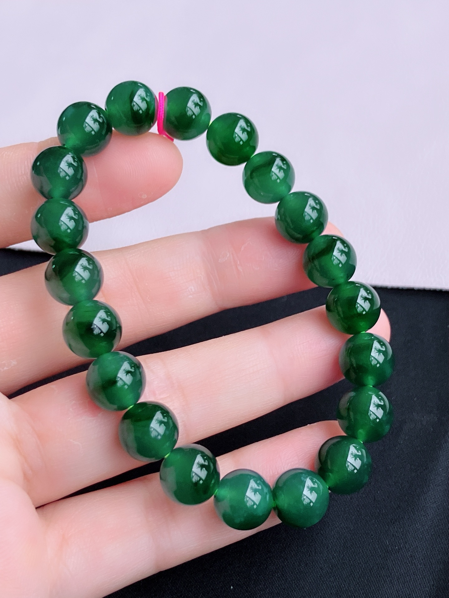 ️，冰蓝水手串，晶莹剔透，尺寸10，自然光实拍