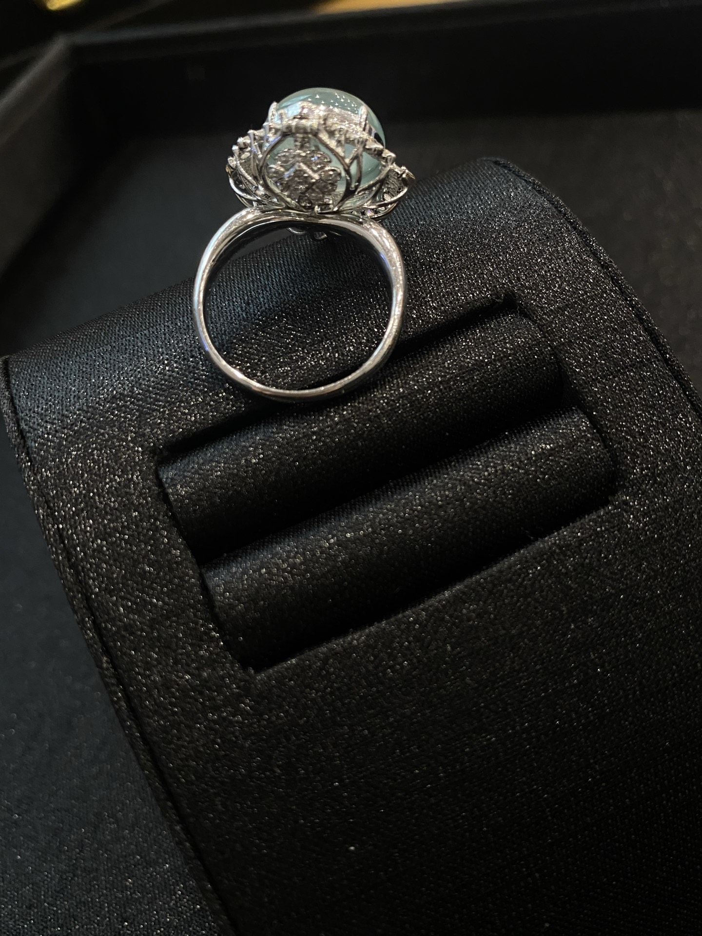 20260428（四）,18K晴水蛋面吊坠戒指两用款,整体19.5/19.2/13.6,裸石12.1/3.8