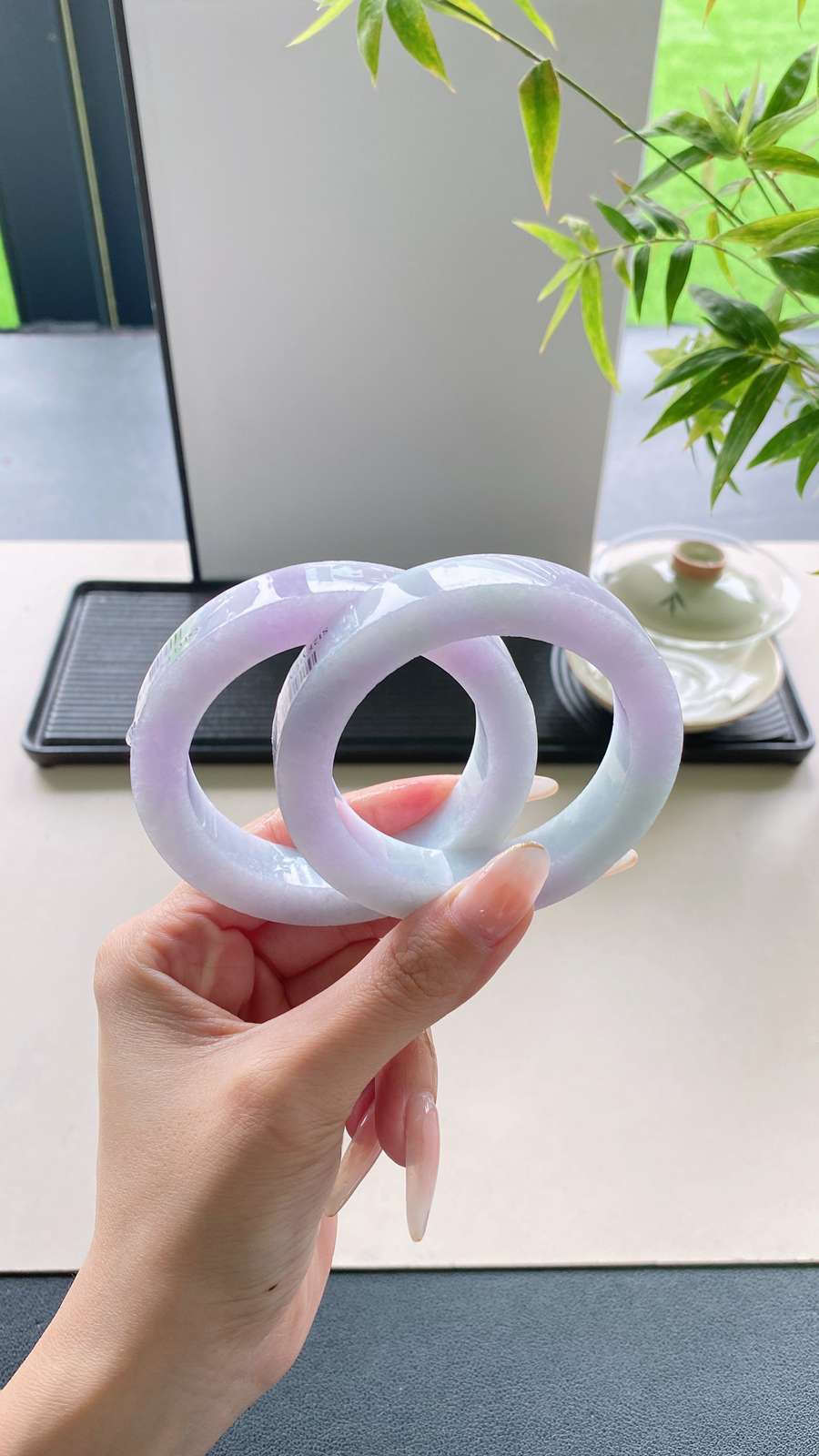 【淡春彩手镯胚】