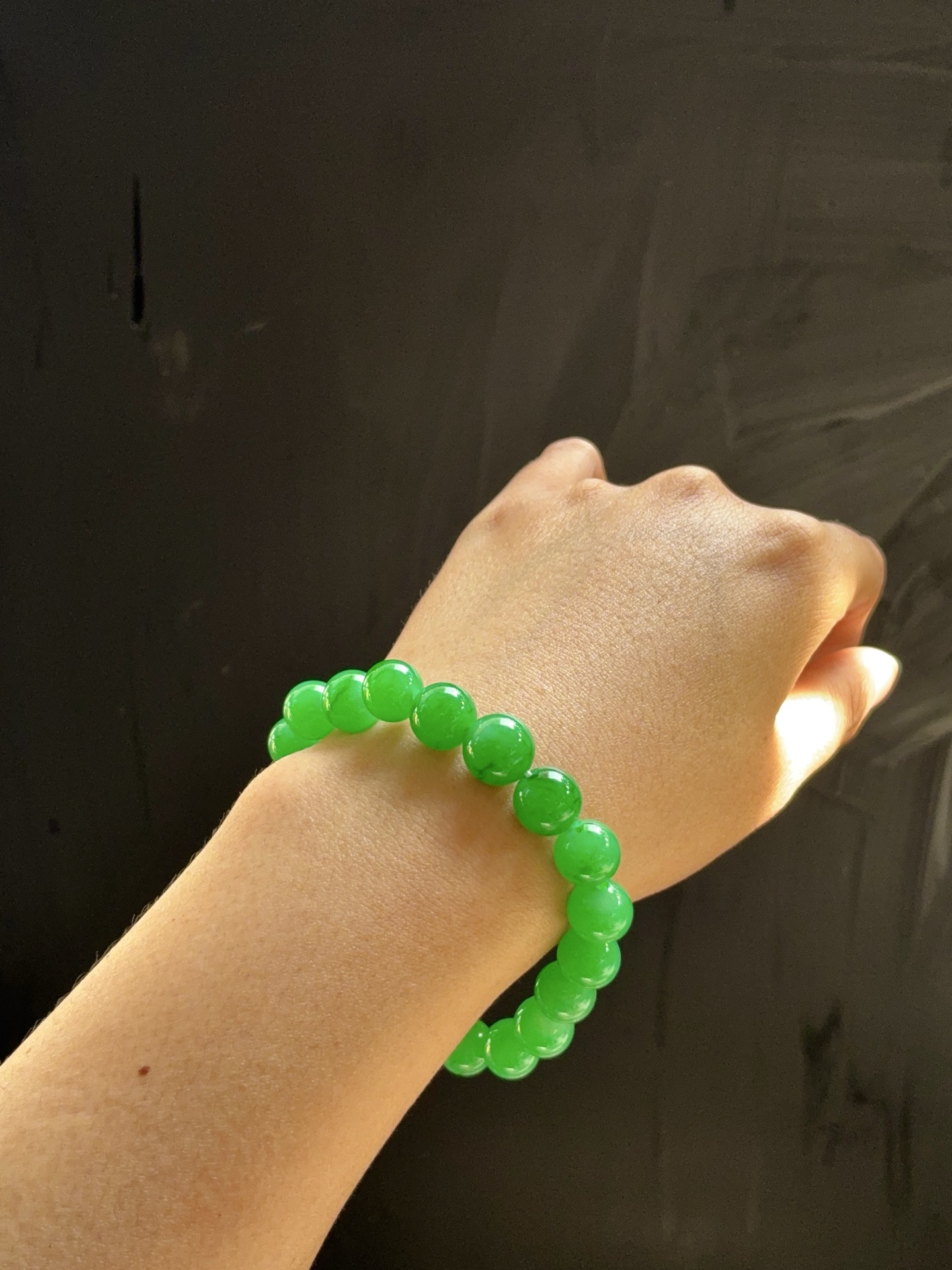 ️ 碧波凝翠 · 腕上生春的冰绿珠串，尺寸10.8/8.8，20颗
