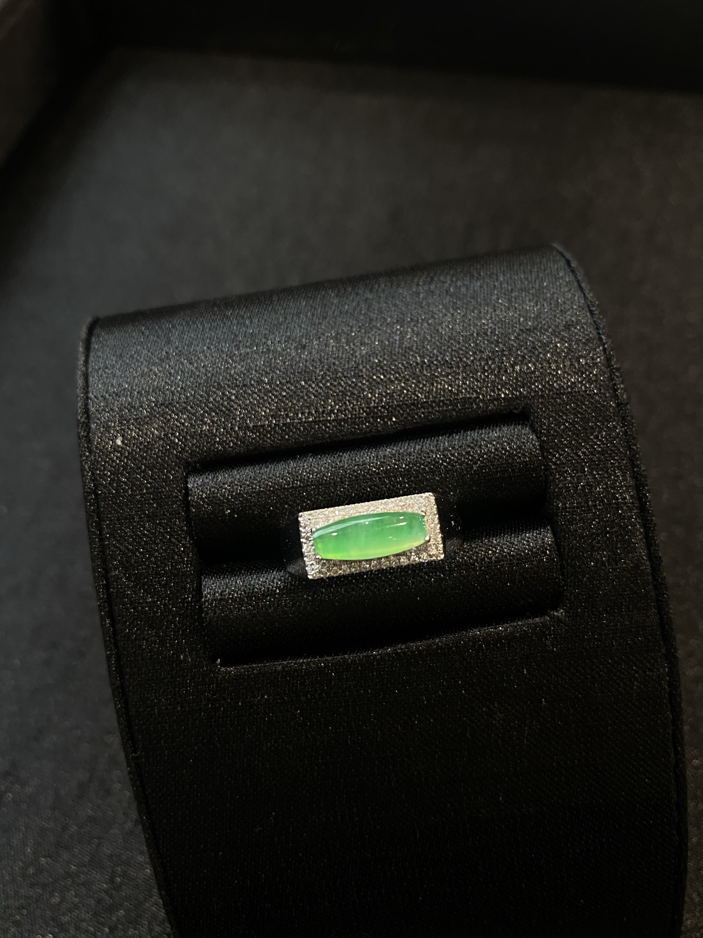 20260428（四）,18Ｋ冰种金丝绿马鞍戒戒指,裸石11/4.3/2