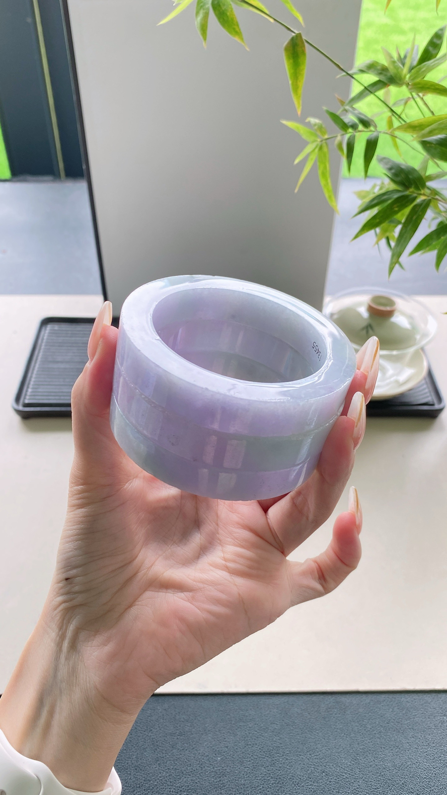 【淡春彩手镯胚】