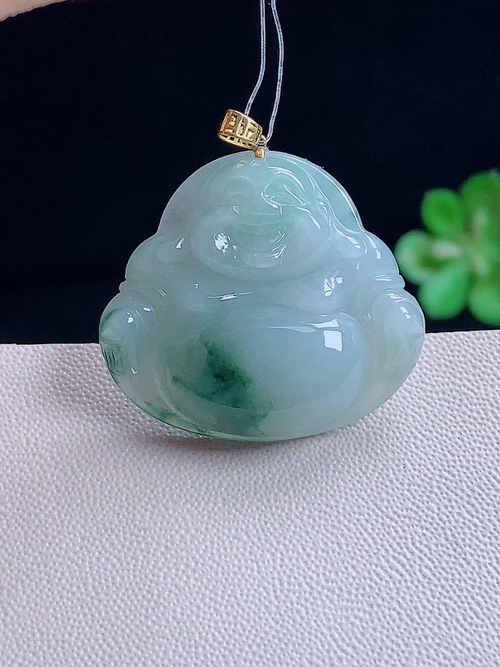 18k佛公，无裂，尺寸28.8/27/5.3，编号22bw5l  28