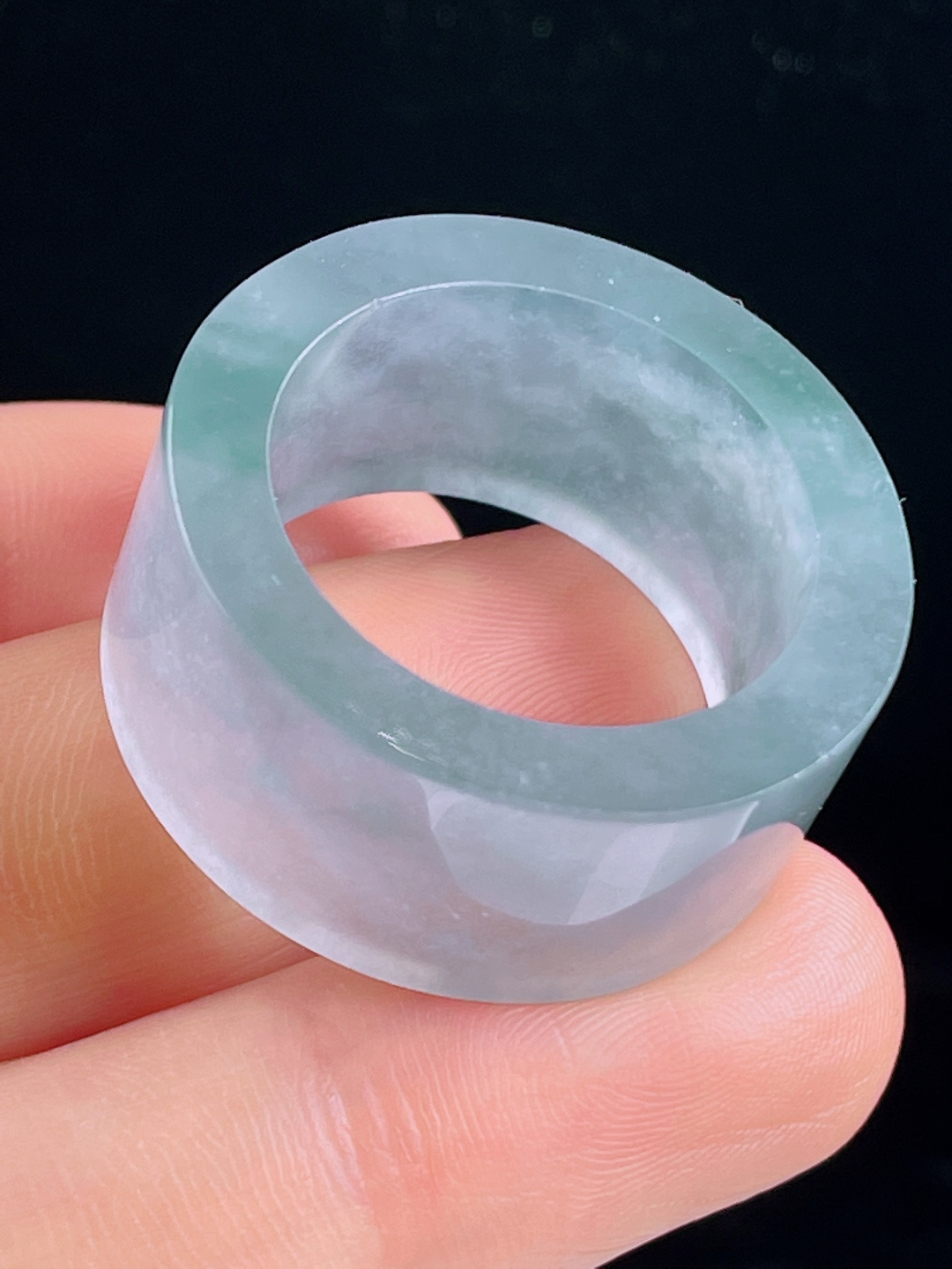 ️冰紫扳指，老种起光，细底通透，尺寸：13/4.3，圈口28mm，0429