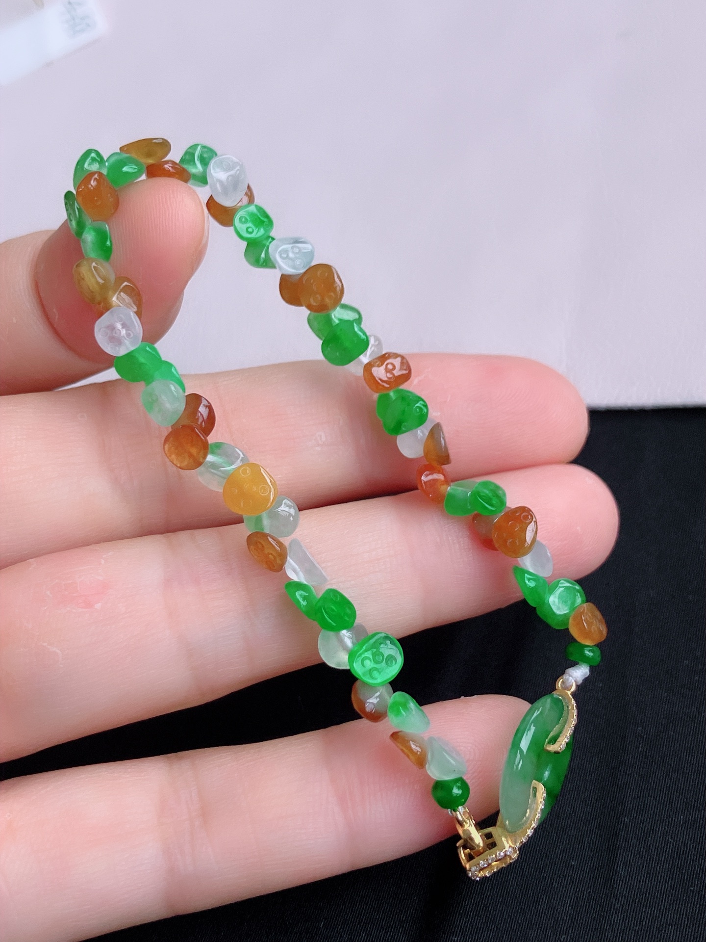 ️，多彩一品清廉手串，晶莹剔透，特色，尺寸13.8/2.8/6.8，自然光实拍