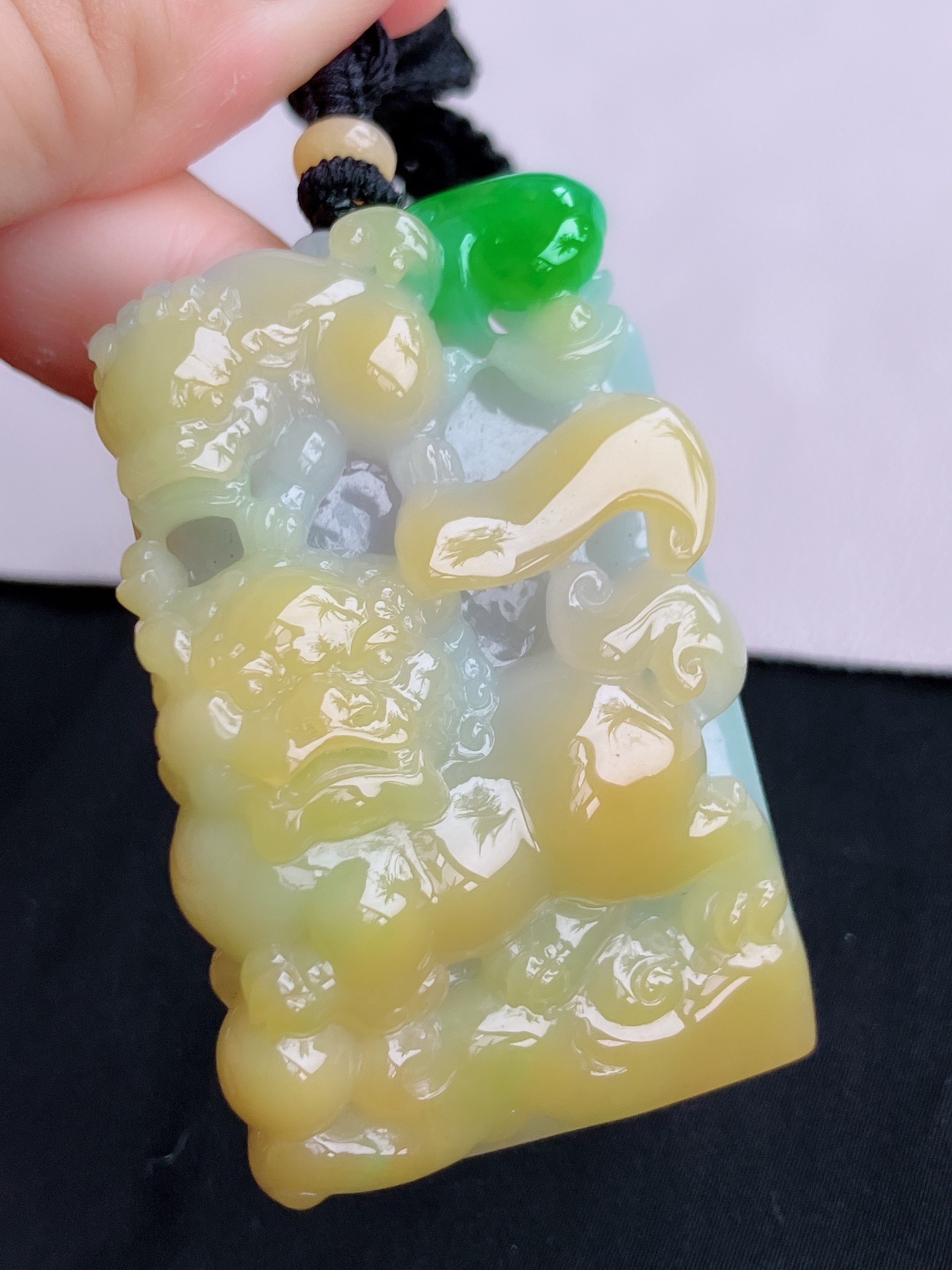 ️，三彩事事如意，特色大气，尺寸55.8/34.6/13.8，自然光实拍