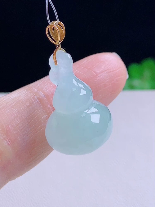 18k葫芦，无裂，尺寸24/11.8，编号22bw5l  28