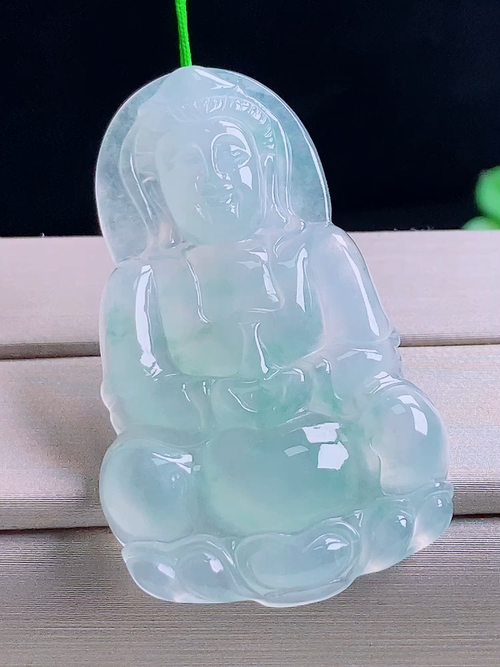 观音，无裂，尺寸43.4×26/4.2，编号au  28