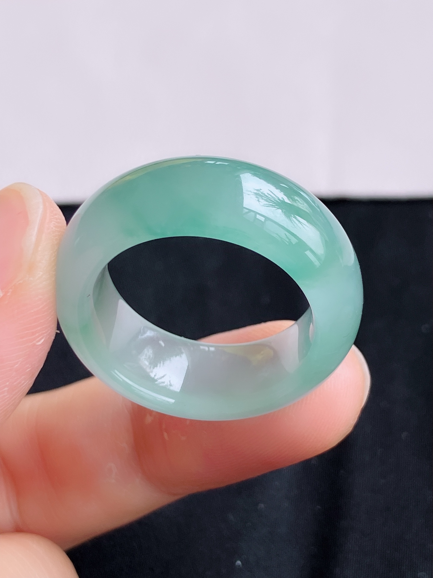 ️，底色扳指，晶莹剔透，尺寸20/9.9/4.8，自然光实拍