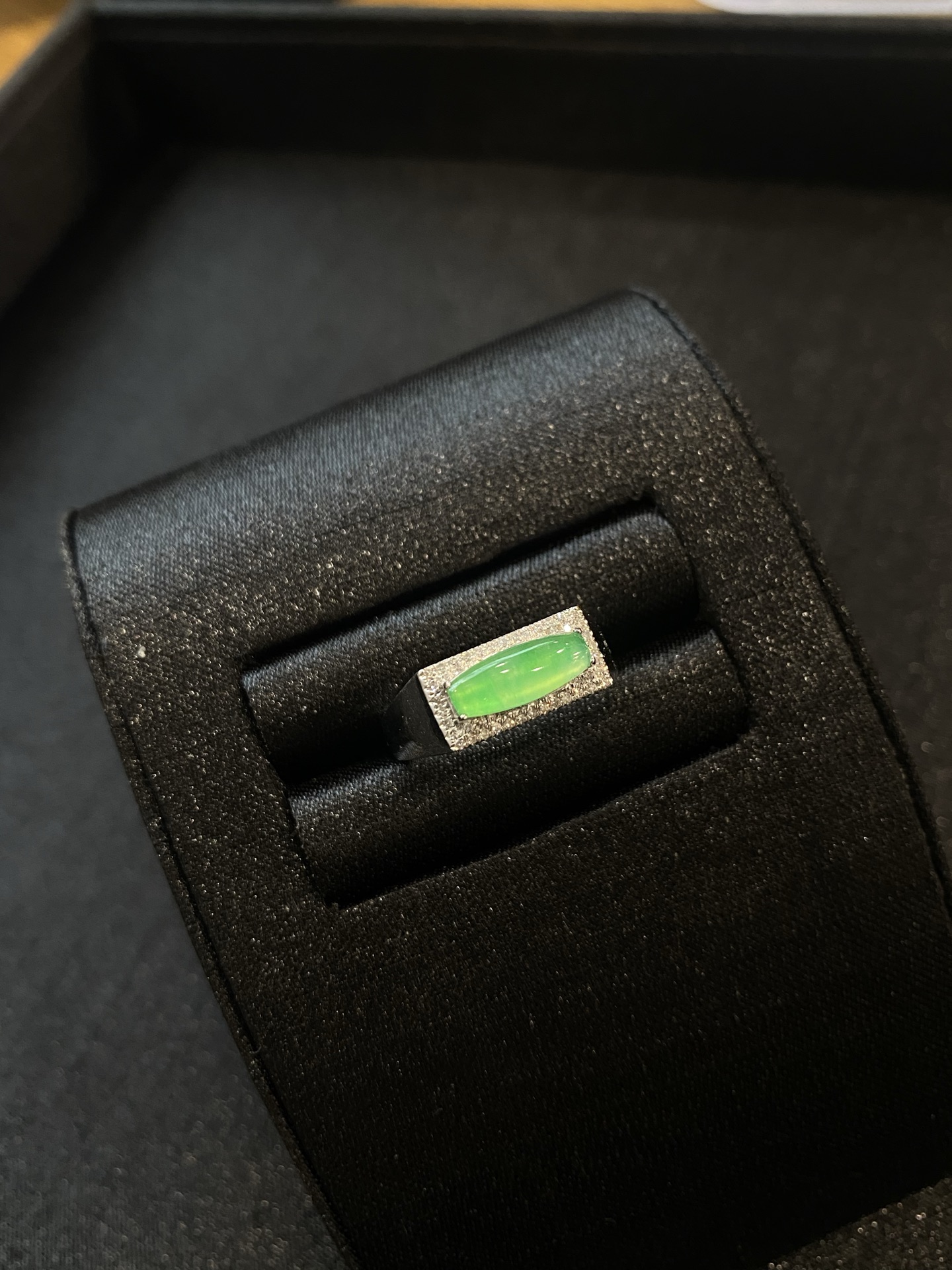 20260428（四）,18Ｋ冰种金丝绿马鞍戒戒指,裸石11/4.3/2