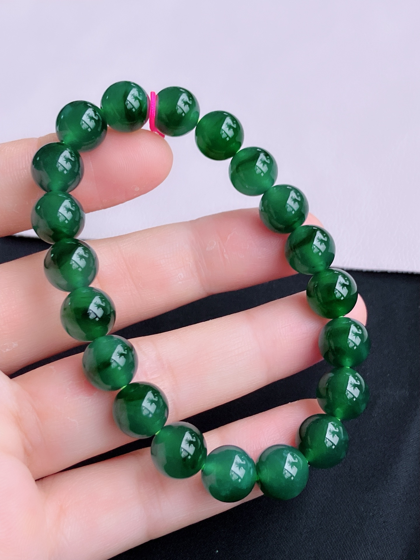 ️，冰蓝水手串，晶莹剔透，尺寸10，自然光实拍