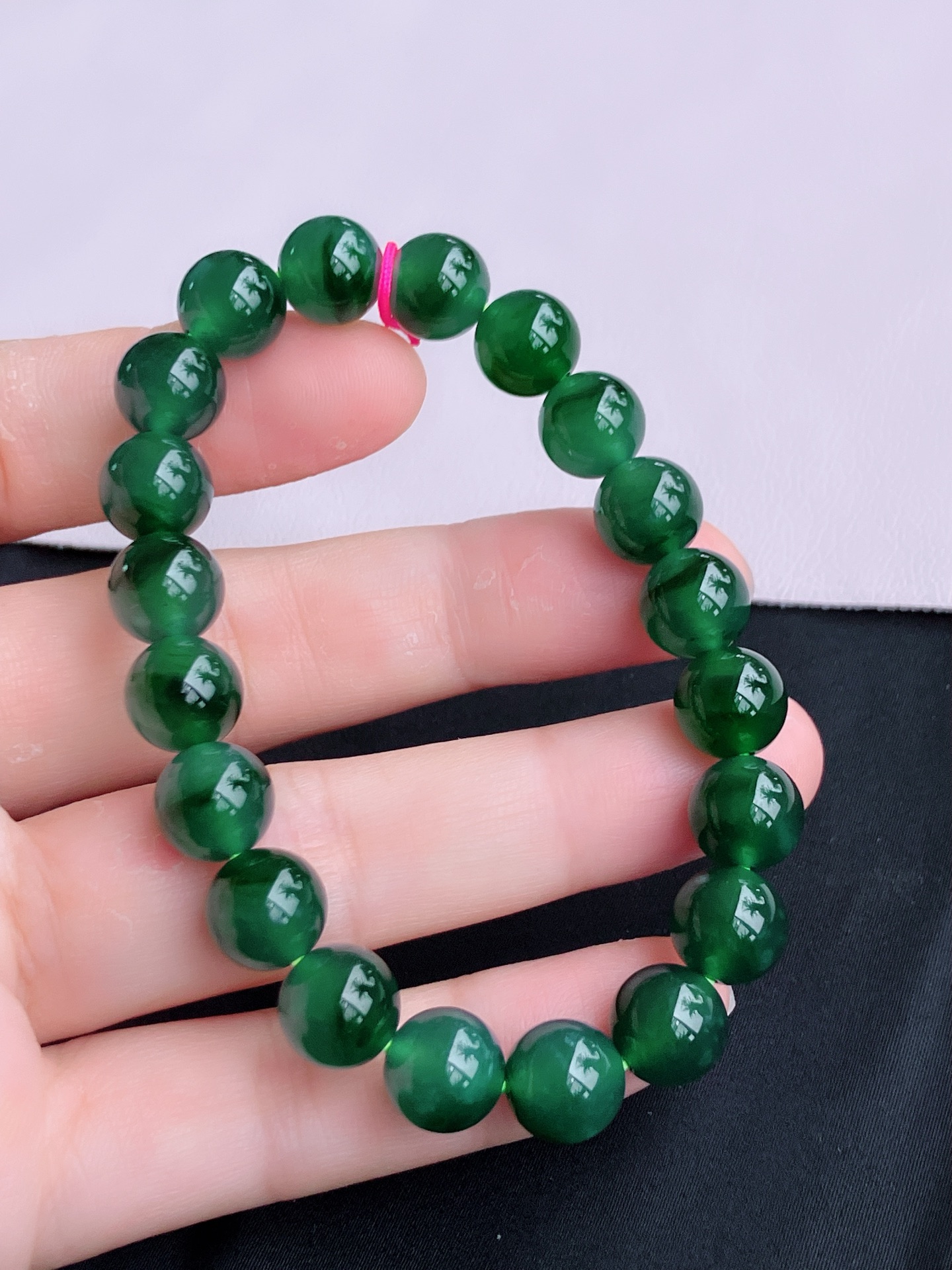 ️，冰蓝水手串，晶莹剔透，尺寸10，自然光实拍