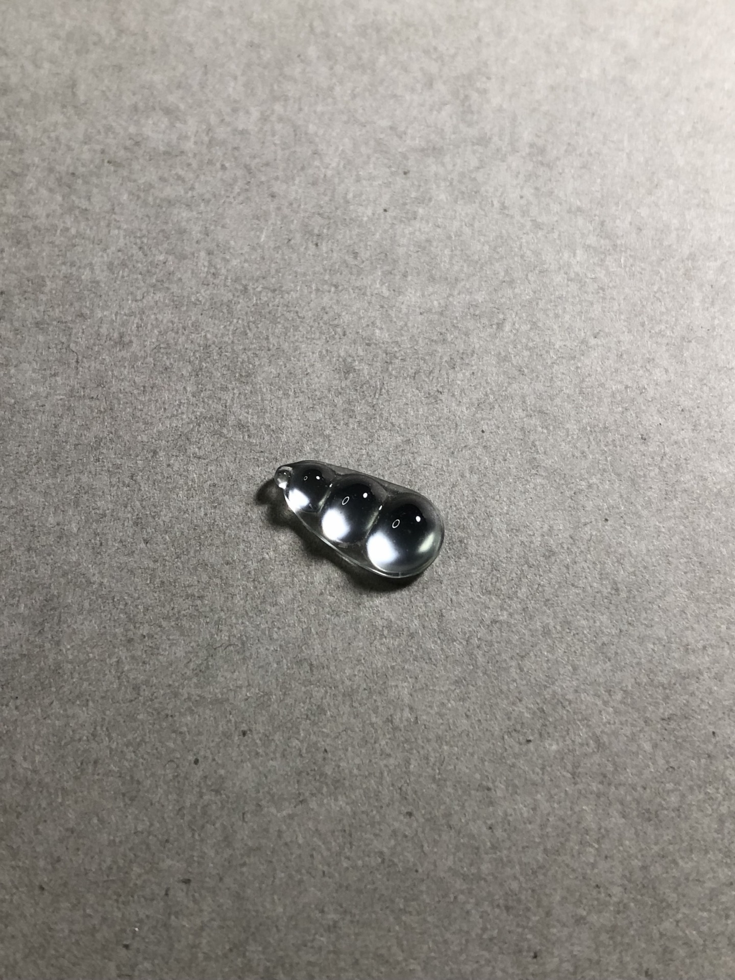 ️ 玻璃种福豆，刚性十足，晶莹剔透，玻璃质，光感佳，11/5.7/2.6，编号436400
