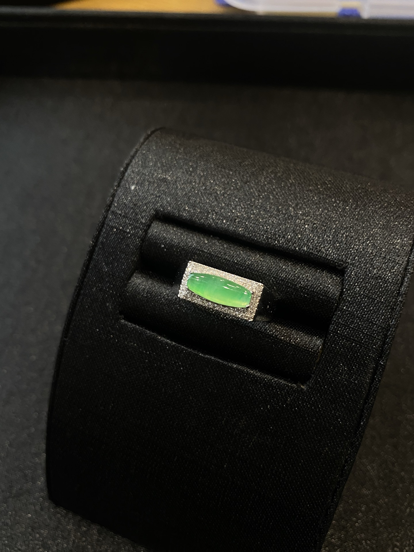 20260428（四）,18Ｋ冰种金丝绿马鞍戒戒指,裸石11/4.3/2