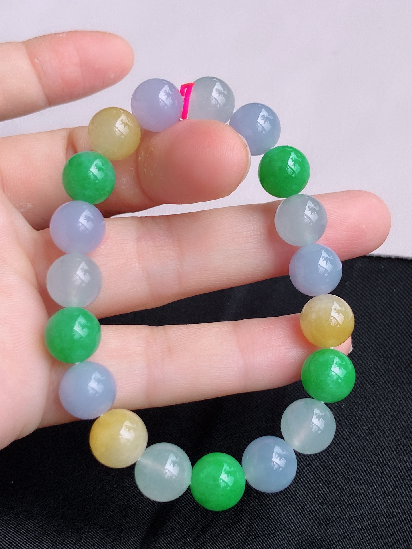 ️，三彩手串，晶莹剔透，特色，尺寸10，自然光实拍