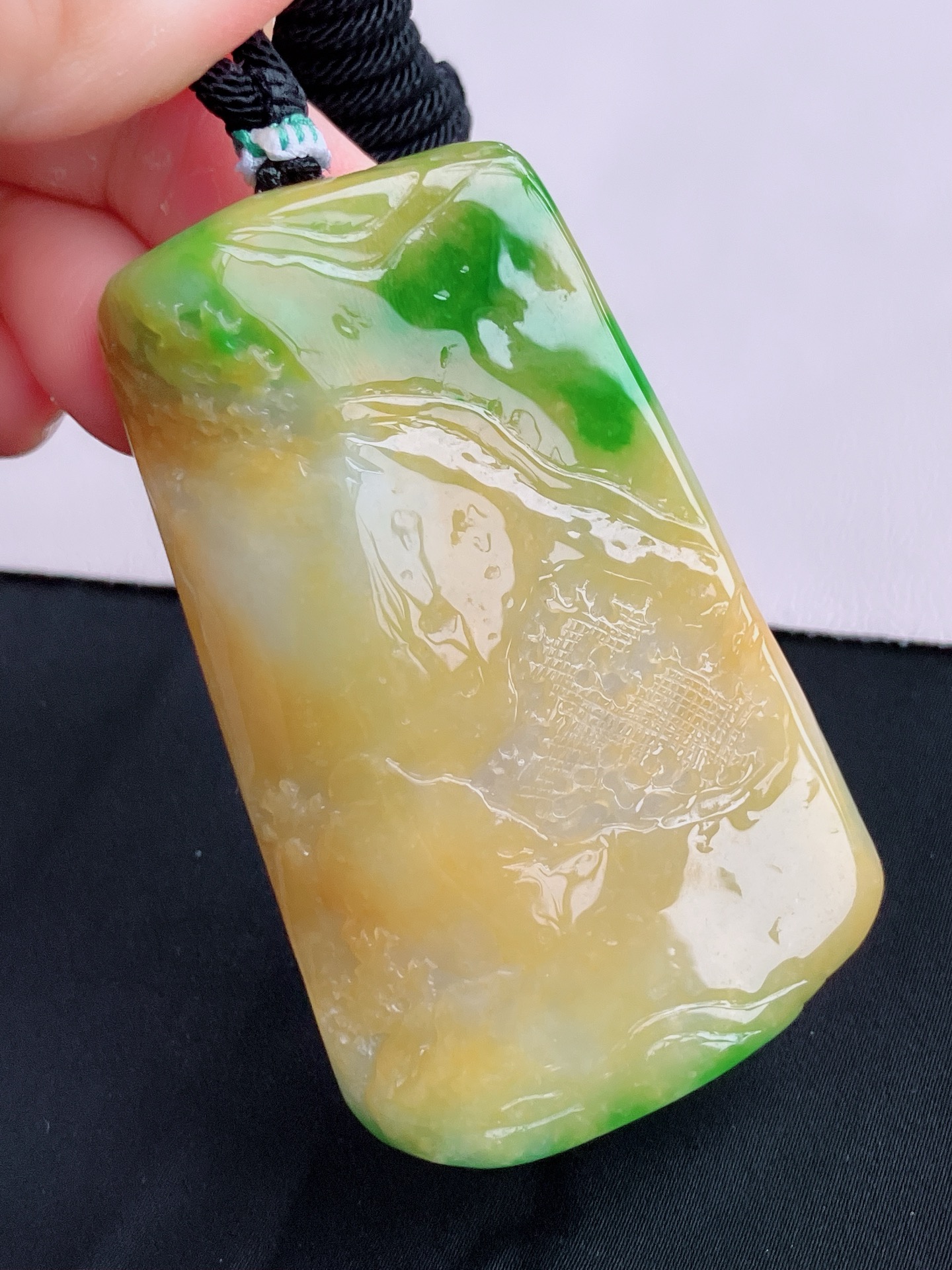 ️，三彩财神到，饱满大气，尺寸69.6/43/15，自然光实拍