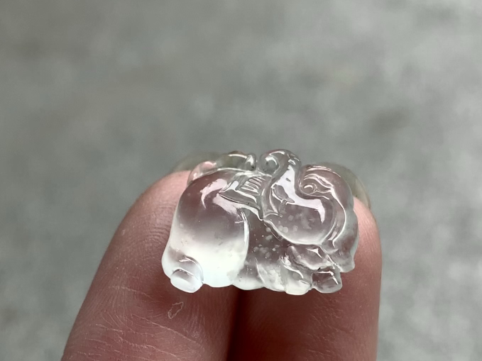 ️ 小象，尺寸16.6×13.6