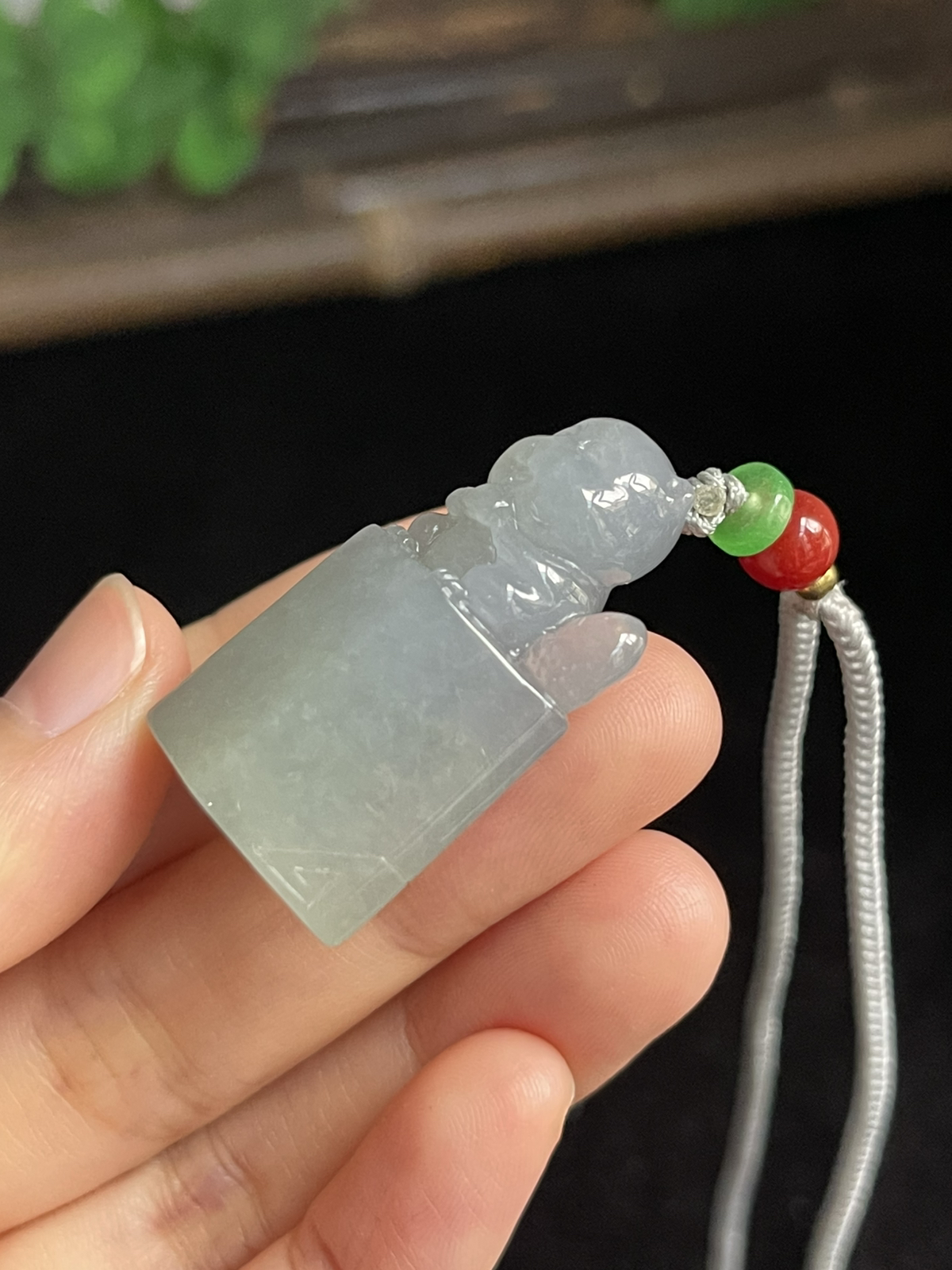 翡翠其他，配珠未测