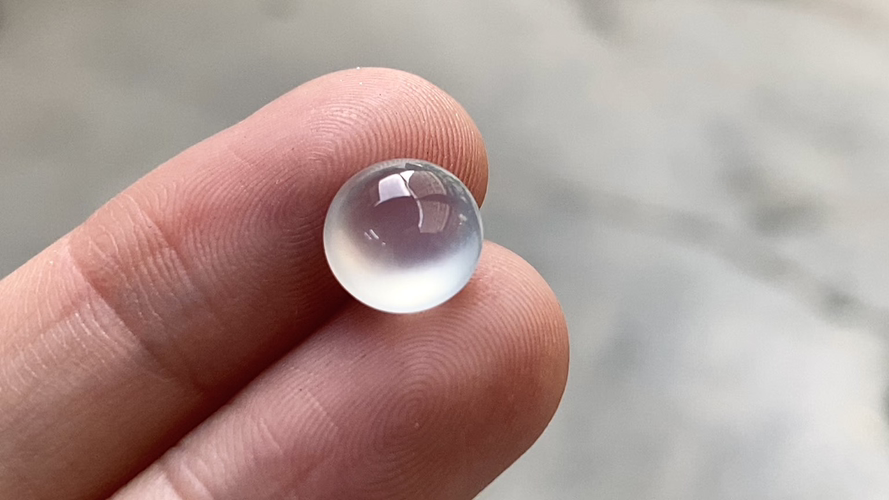 ️ 玻璃种圆蛋面，8.6*5，完整