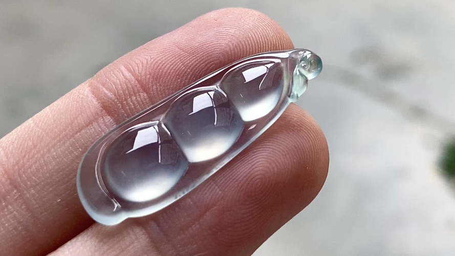 ️ 玻璃种福豆，完整，29.7/10.2/4