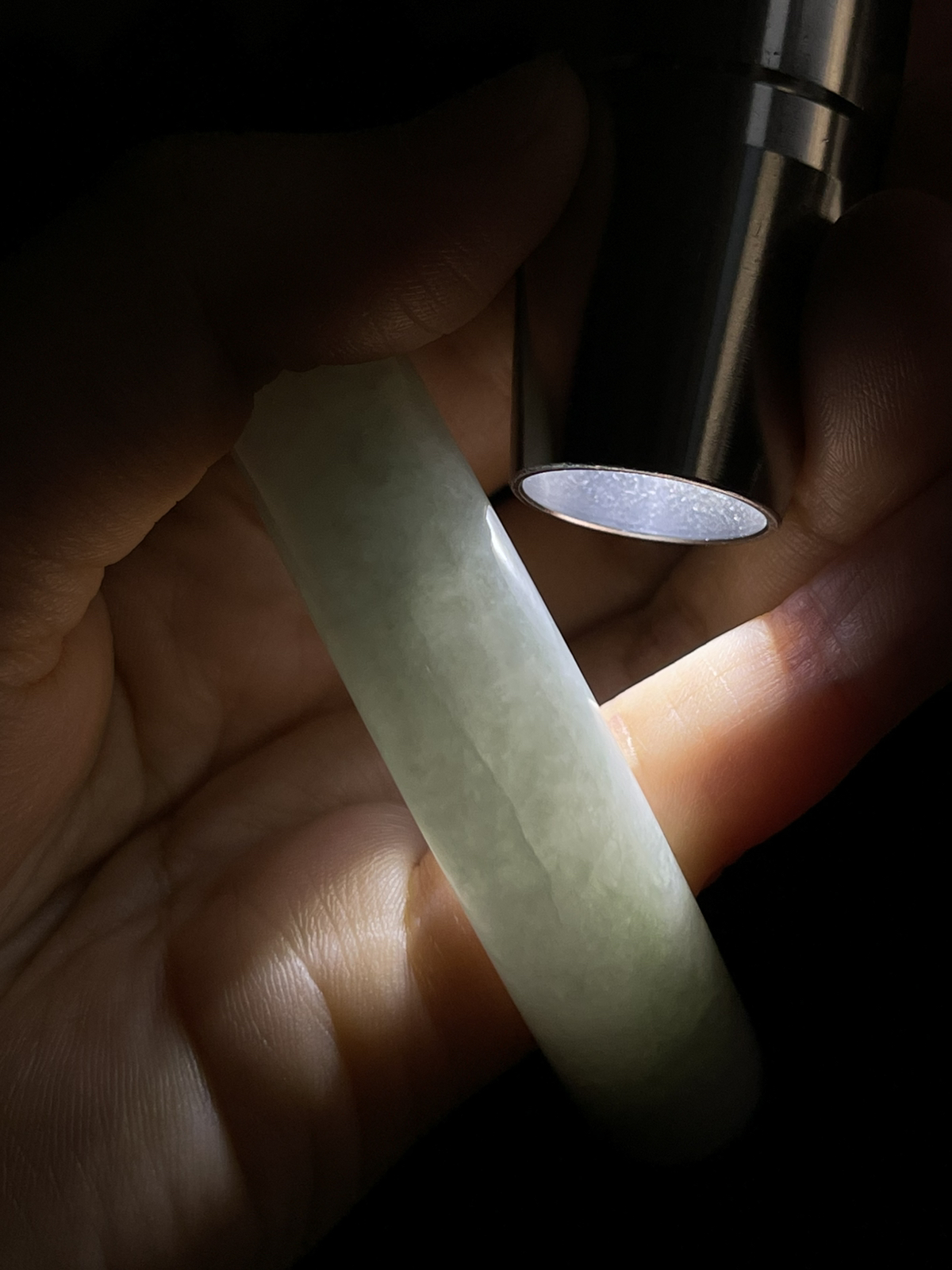 正圈57圈口，翡翠手镯