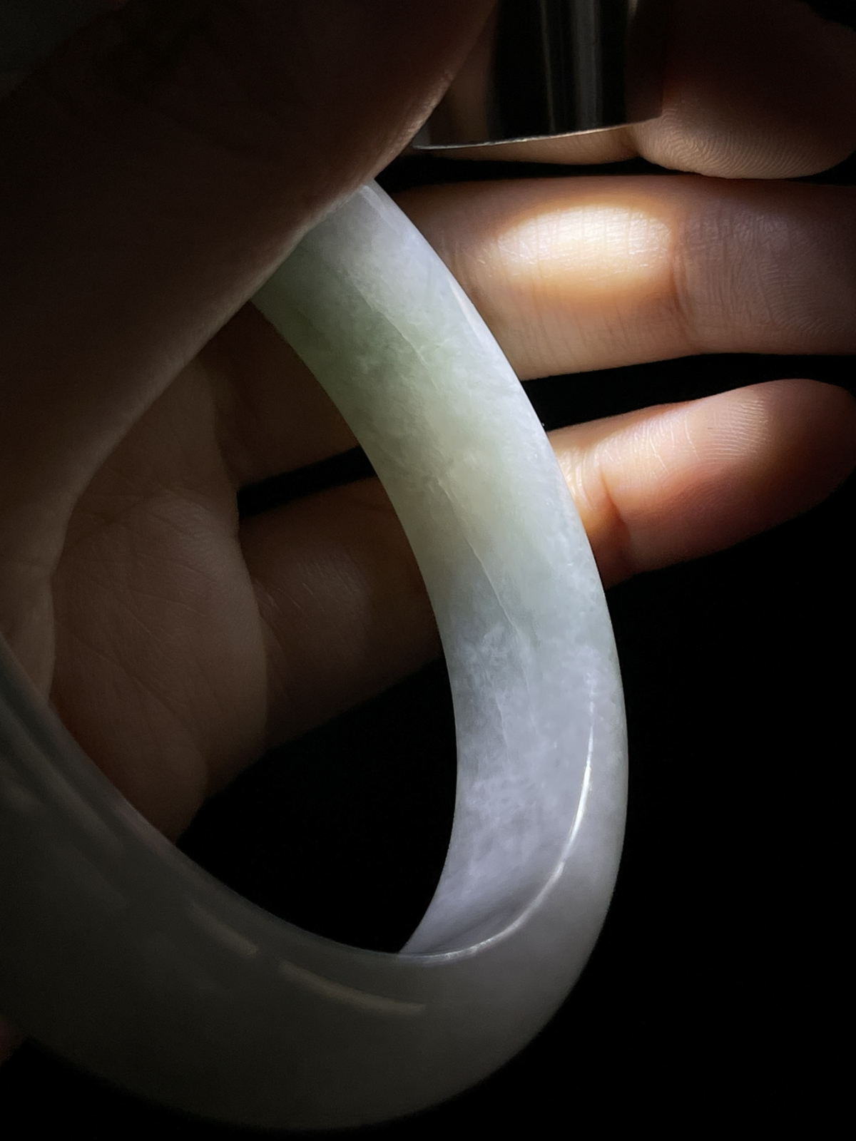 正圈57圈口，翡翠手镯