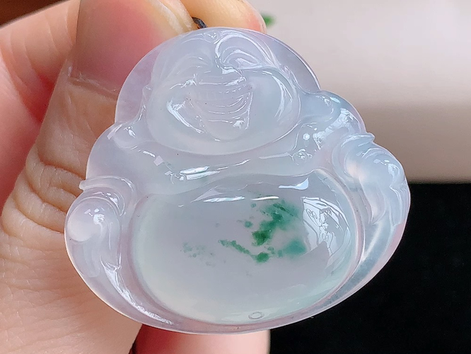 ️ 笑佛，无裂，尺寸35.8/32.2/6.3mm，包A附证书