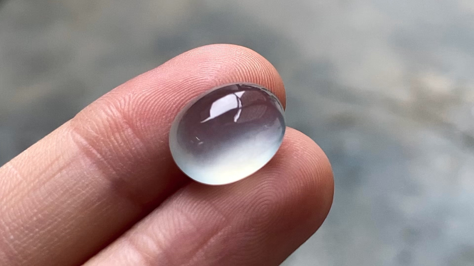 ️ 玻璃种蛋面，完整，12.5*9.8*5.5，编号