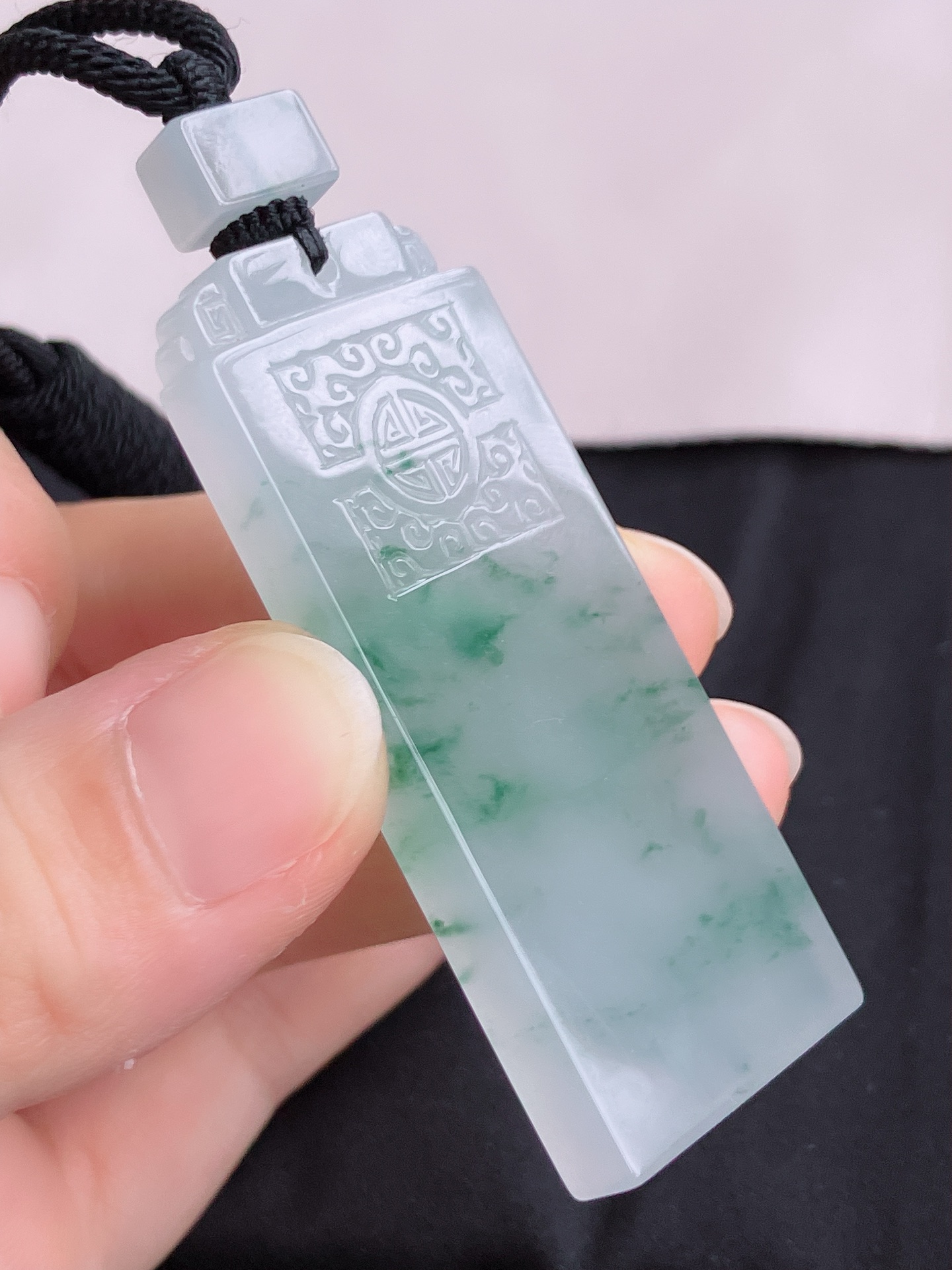 ️，冰飘花平安牌，意境美，尺寸59/23.6/6，自然光实拍