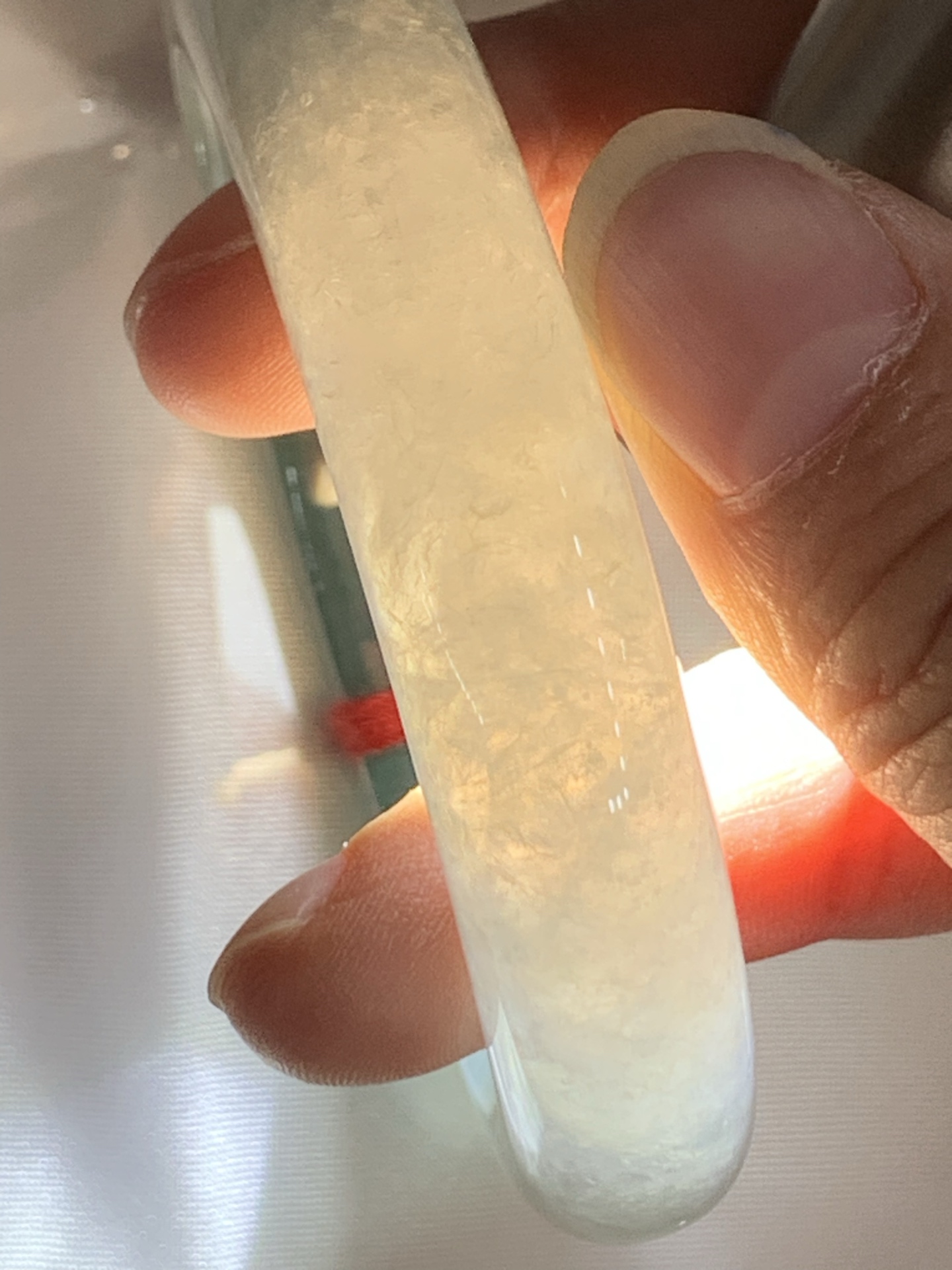 半山水正圈，55.6/12.4/8.5，0504-N621，打灯多处细纹，底妆水润细腻，半山半水天然意境，上手不挑皮，自带清冷感，低调不张扬，越看越有味道