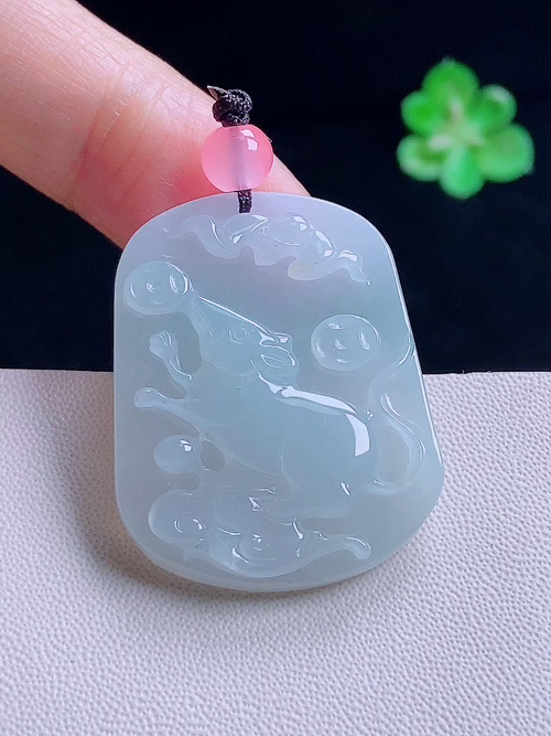 生肖鼠，无裂，尺寸34.5/27.2/5.2，编号c2  3