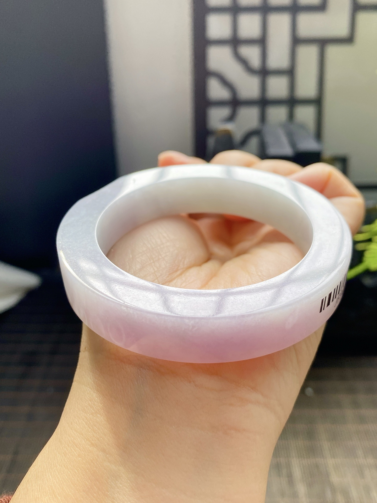 【樱花粉手镯胚】【尺寸】54-72-13，含镯心
