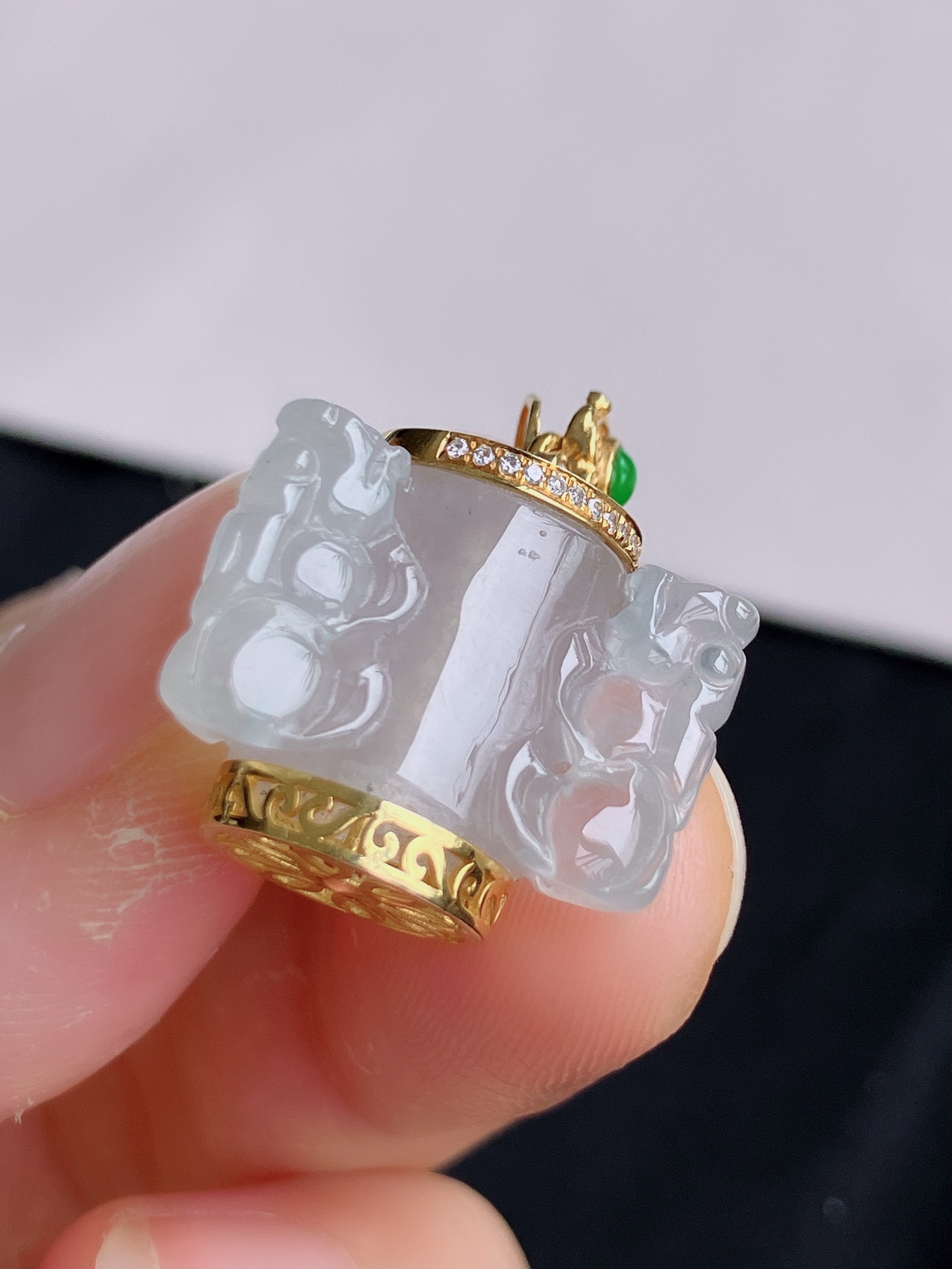 ️，冰透路路通，饱满大气，尺寸24/20.5/13.3，自然光实拍