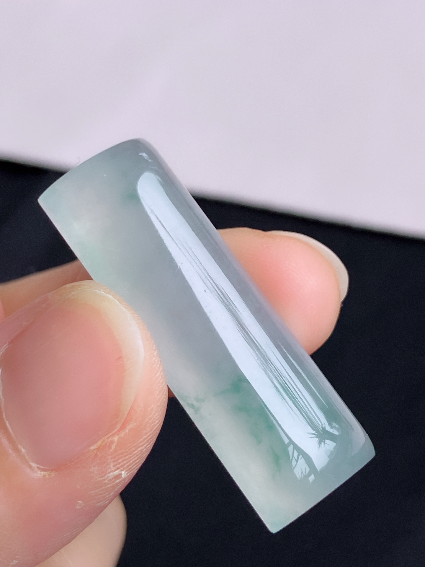 ️，冰飘花平安牌，简约时尚，尺寸35.5/12/7，自然光实拍