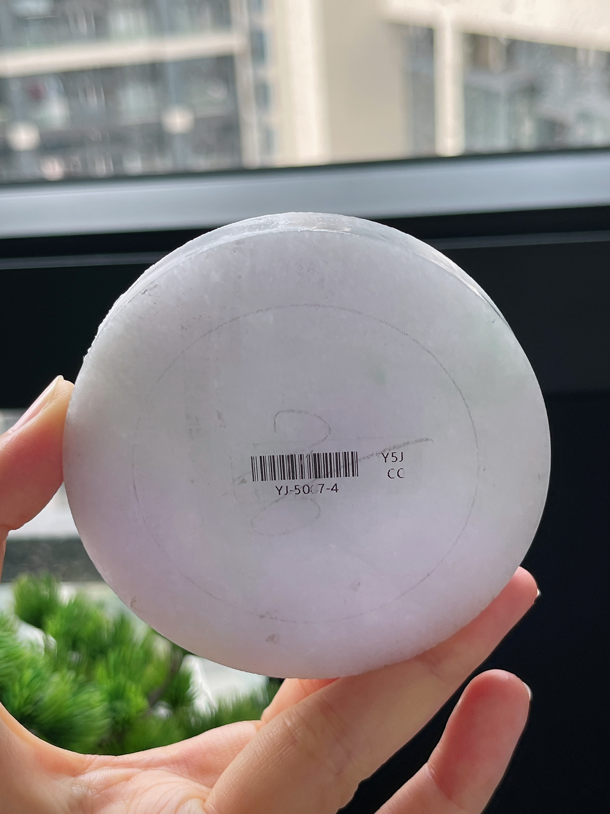 翡翠镯饼，正圈最大做60.5，圆条最大做56.5