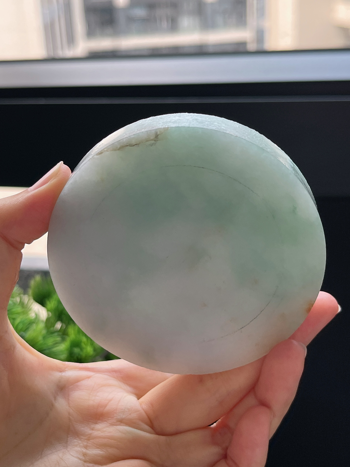翡翠板料，⭕️正圈最大做61，圆条最大做57